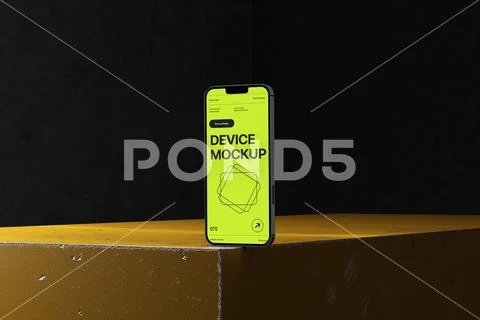 High Resolution Phone Mockup Template PSD Template
