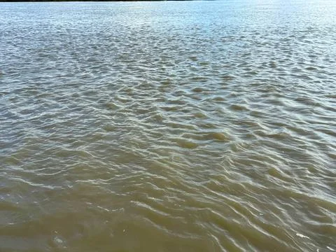 This high resolution photo captures the subtle beauty of muddy water where sm Foto stock