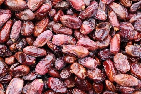 High-Resolution Pile of Dried Dates Stock Photos