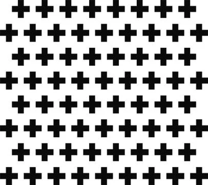 High Resolution Plus Pattern Stock Illustration