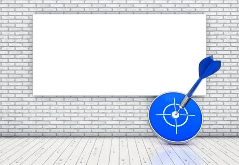 High resolution rendering of a advertising concept Stock Illustration