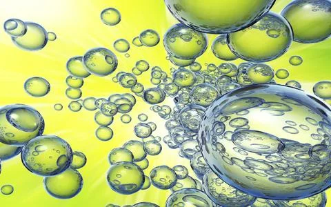 High resolution rendering of a drop background Stock Photos