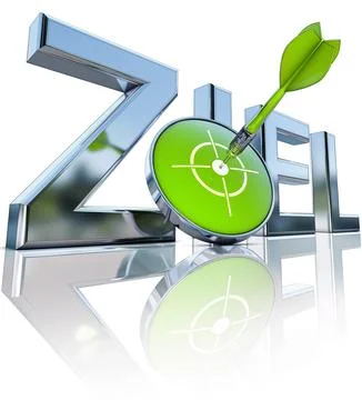 High resolution rendering of a german goal icon Stock Illustration