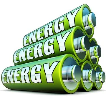 High resolution rendering of a green energy concept Stock Illustration