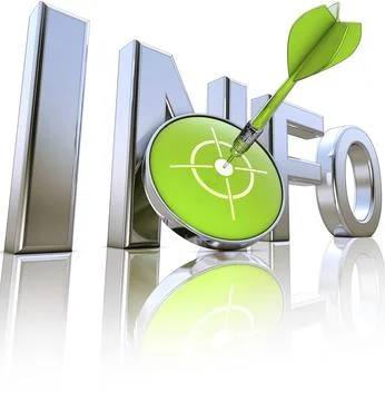 High resolution rendering of a information icon Illustrazione stock