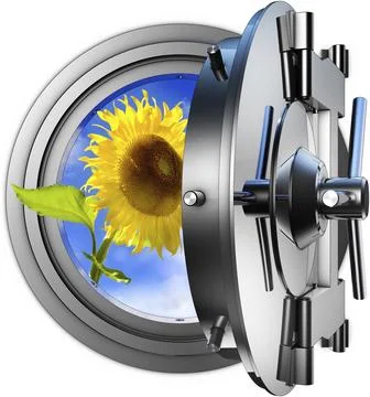 High resolution rendering of a save nature concept Illustrazione stock