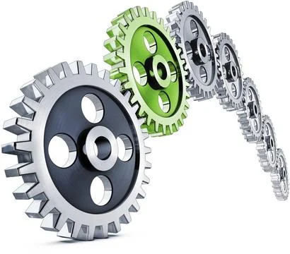 High resolution rendering of a teamwork concept Stock Illustration