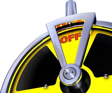 High resolution rendering of a turn off atomic plants concept イラスト素材