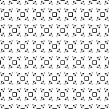 High Resolution Triangle and Rectangle Pattern 스톡 일러스트