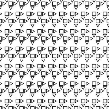 High Resolution Triangle and Rectangle Pattern Illustrazione stock