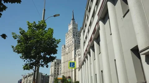 High-rise building on Red Gate Square Video stock 156390627