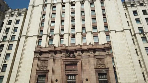 High-rise building on Red Gate Square 3 Stock Footage 156390816