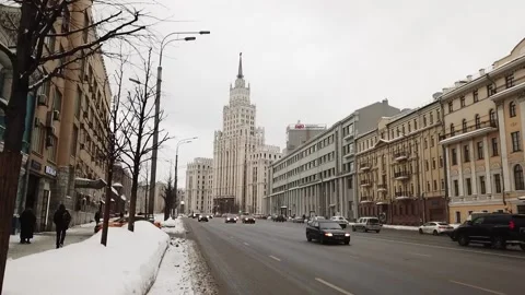 High-rise building at the Red Gate, Video stock 170244596