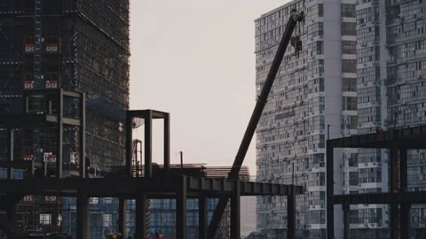 High Rise Building Scene Stock Footage 224335594