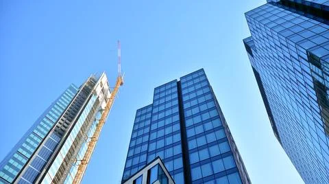 High-rise building under construction. Stock Photos