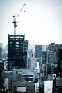High-rise building under construction Stock Photos