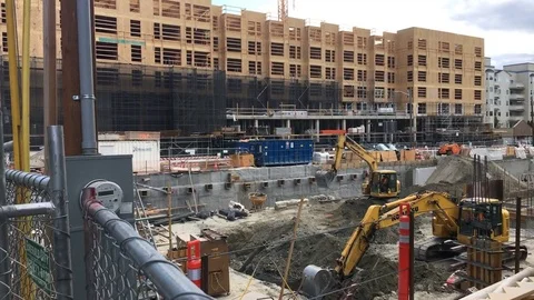 HIGH RISE CONSTRUCTION Stock Footage 78193081