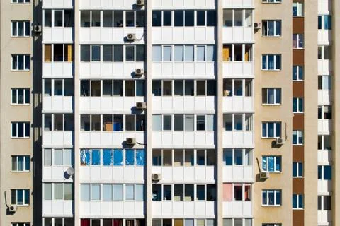 High Rise Flats Pattern Stock Photos