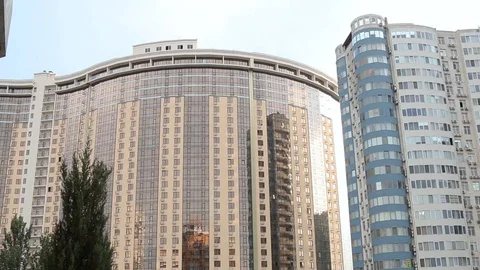 High rise homes Stock Footage 105871796