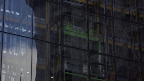 High rise lifts Stock Footage 74582318