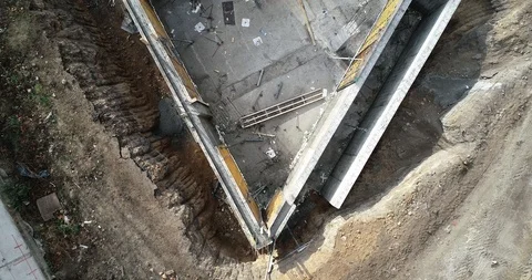 High rise residential complex under construction Stock Footage 123433307