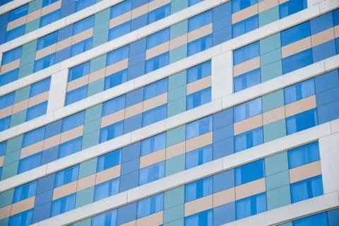 High rise windows Stock-Fotos