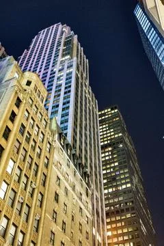 High rises in Manhattan Stock Photos