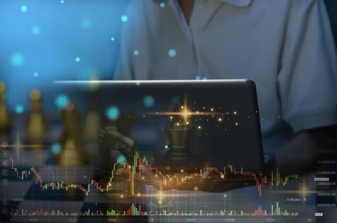 High Risk and High Return of Business decision making and risk analysis. Me.. Stock Photos