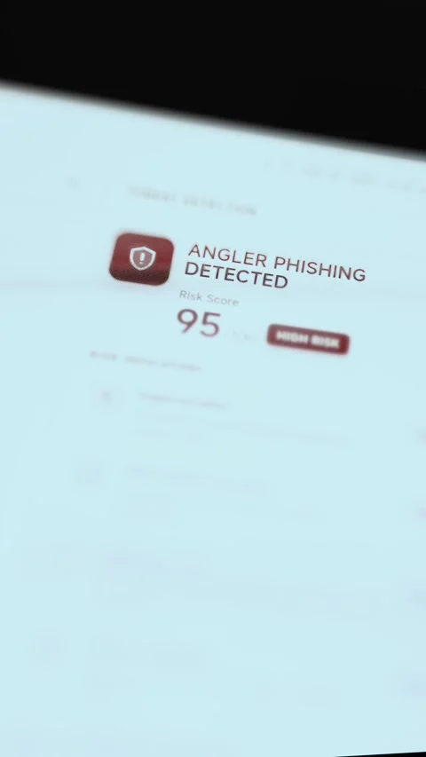 High Risk Score Of Ninety Five On Fraud Detection Screen 4K Stock Footage 341853774