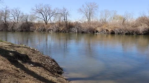 High river Stock Footage 237971415
