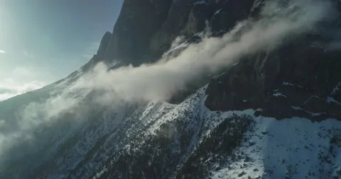 High rocks in the clouds Stock Footage 150664101