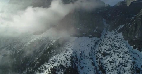 High rocks in the clouds Stock Footage 150664557
