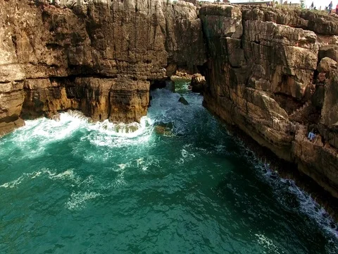 High rocky coast 스톡 동영상 73429935