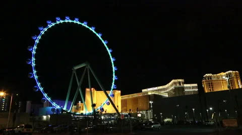 High Roller Ferris Wheel in Las Vegas Stock-Footage 57249845