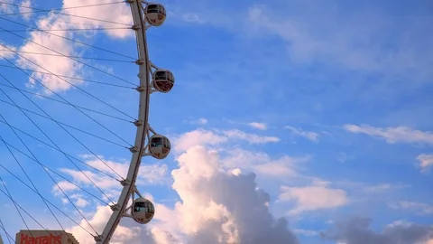 High Roller in Las Vegas Video stock 105422568