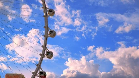 High Roller in Las Vegas Video stock 105423626