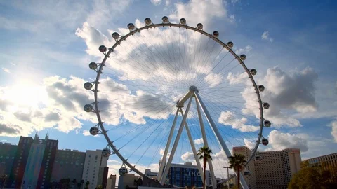 High Roller in Las Vegas Video stock 105424353