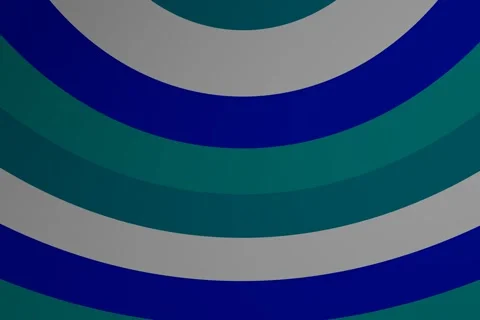 High-saturation look orbital geometry animation abstract background with flat sh Stock Footage 336521374