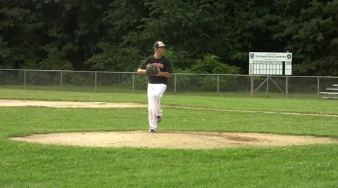 High School Baseball Player Stock Footage 47715894