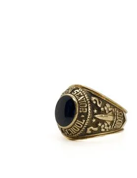 High School class ring1 Foto stock