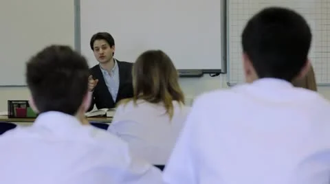 High school classroom Stock Footage 22667166