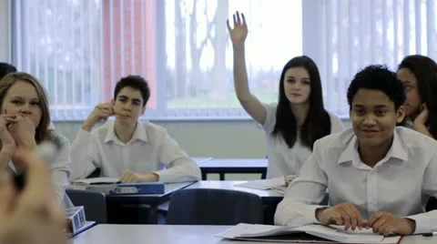 High school classroom Stock Footage 22667182