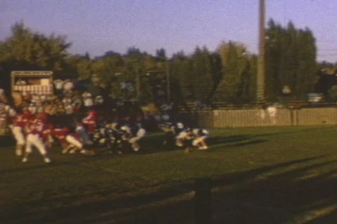 HIGH SCHOOL FOOTBALL Stock Footage