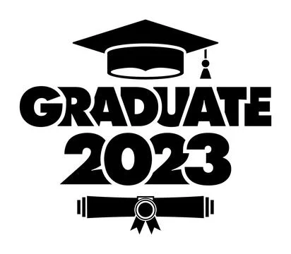 High school graduate class Stock Illustration
