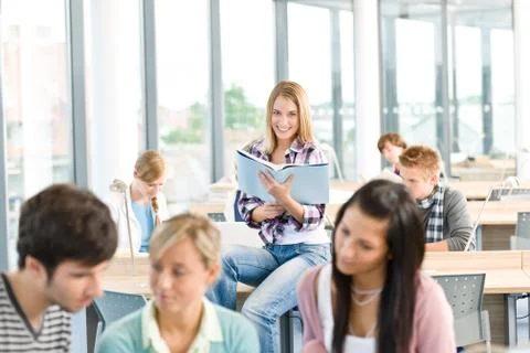 High school - group of students 스톡 사진