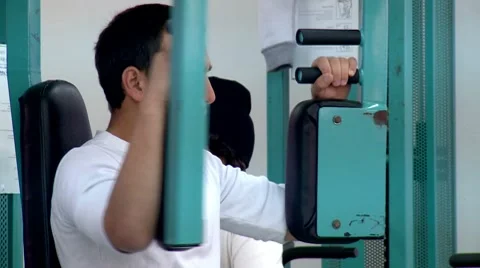 High school gym Stock Footage 9641926