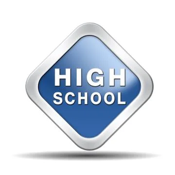 High school Stock Illustration