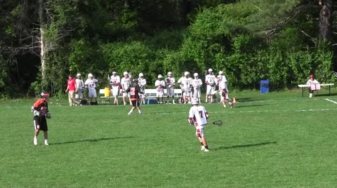 High School Lacrosse Game Part 9 Video stock 47974411