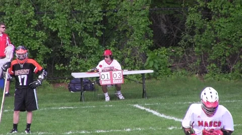 High School Lacrosse Game Part 3 Video stock 47974520