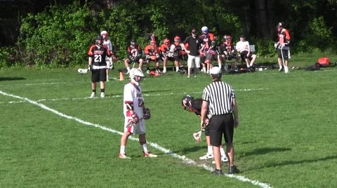 High School Lacrosse Game Part 10 Video stock 47974619